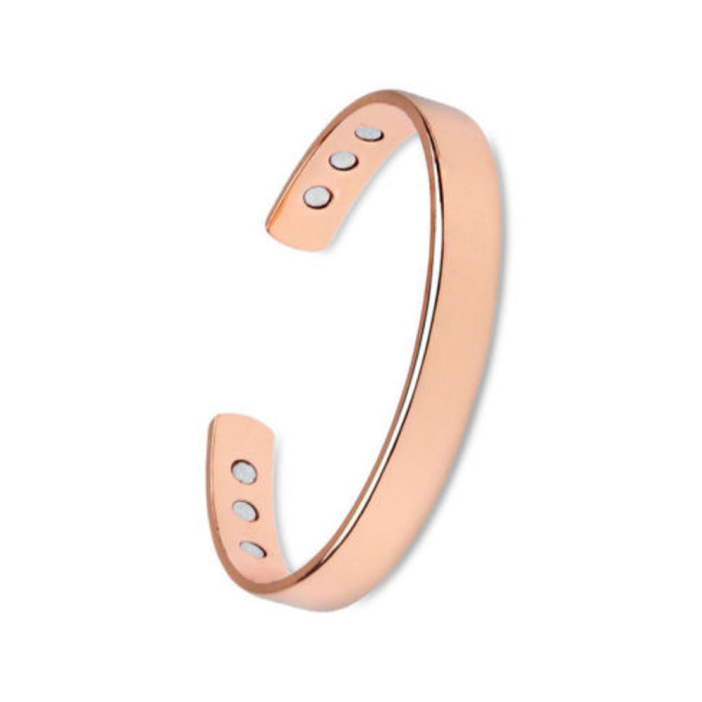 Bracelet Magnétique Femme Moon Fossil – Cuivre & Énergie Naturelle