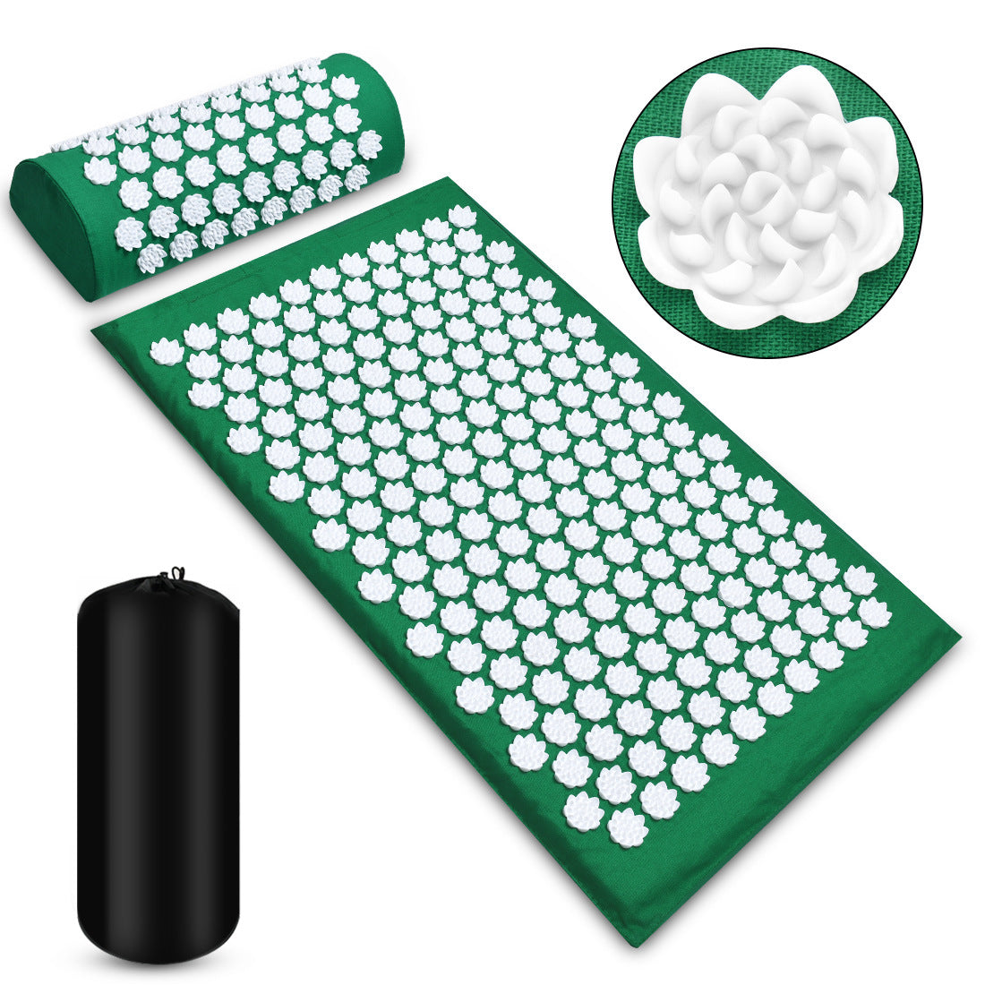 Tapis d’Acupression avec Coussin – Relaxation, Détente et Récupération Musculaire