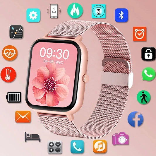 FitWatch DuoStyle – Montre Connectée IA avec 2 Bracelets Assortis