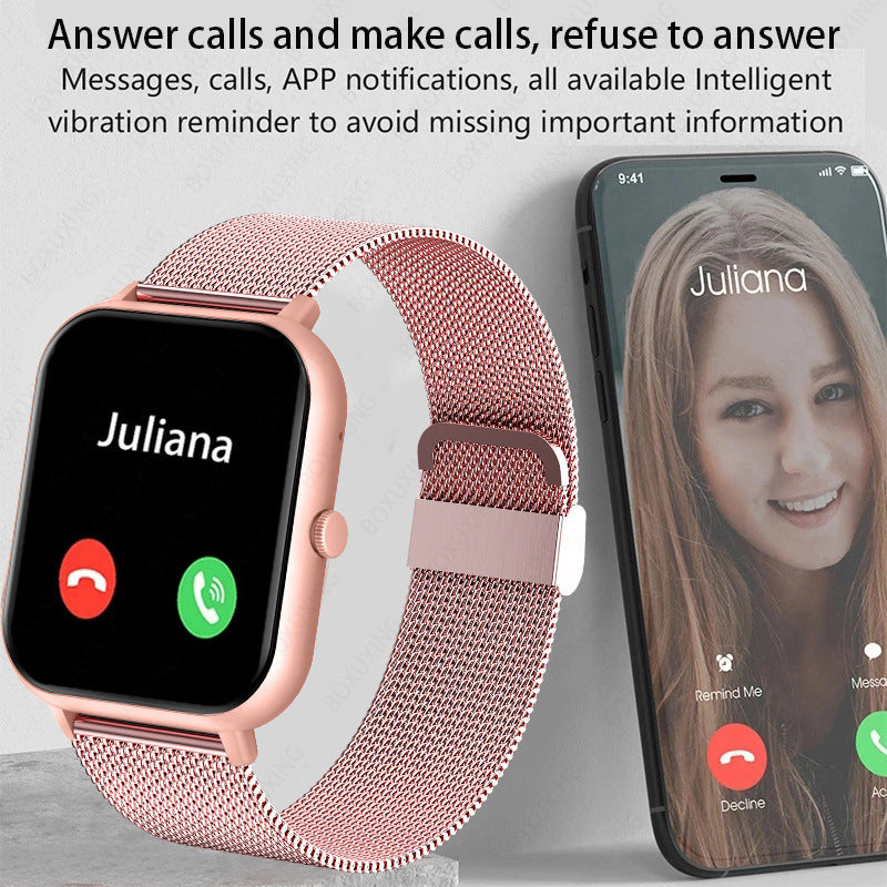 FitWatch DuoStyle – Montre Connectée IA avec 2 Bracelets Assortis