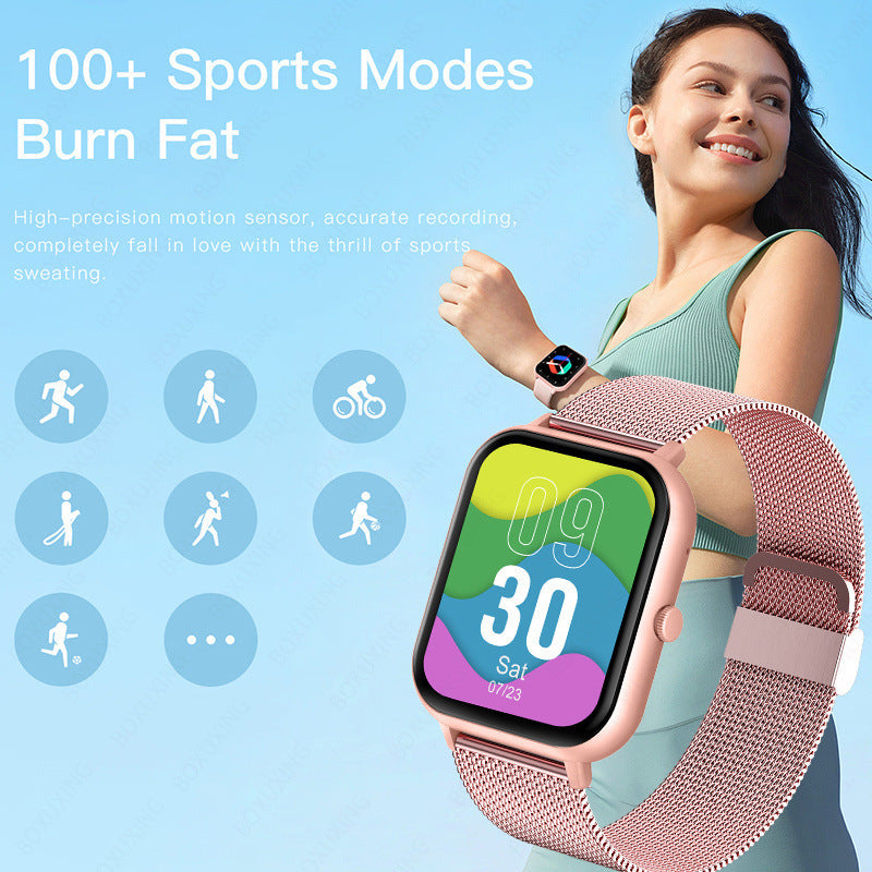FitWatch DuoStyle – Montre Connectée IA avec 2 Bracelets Assortis