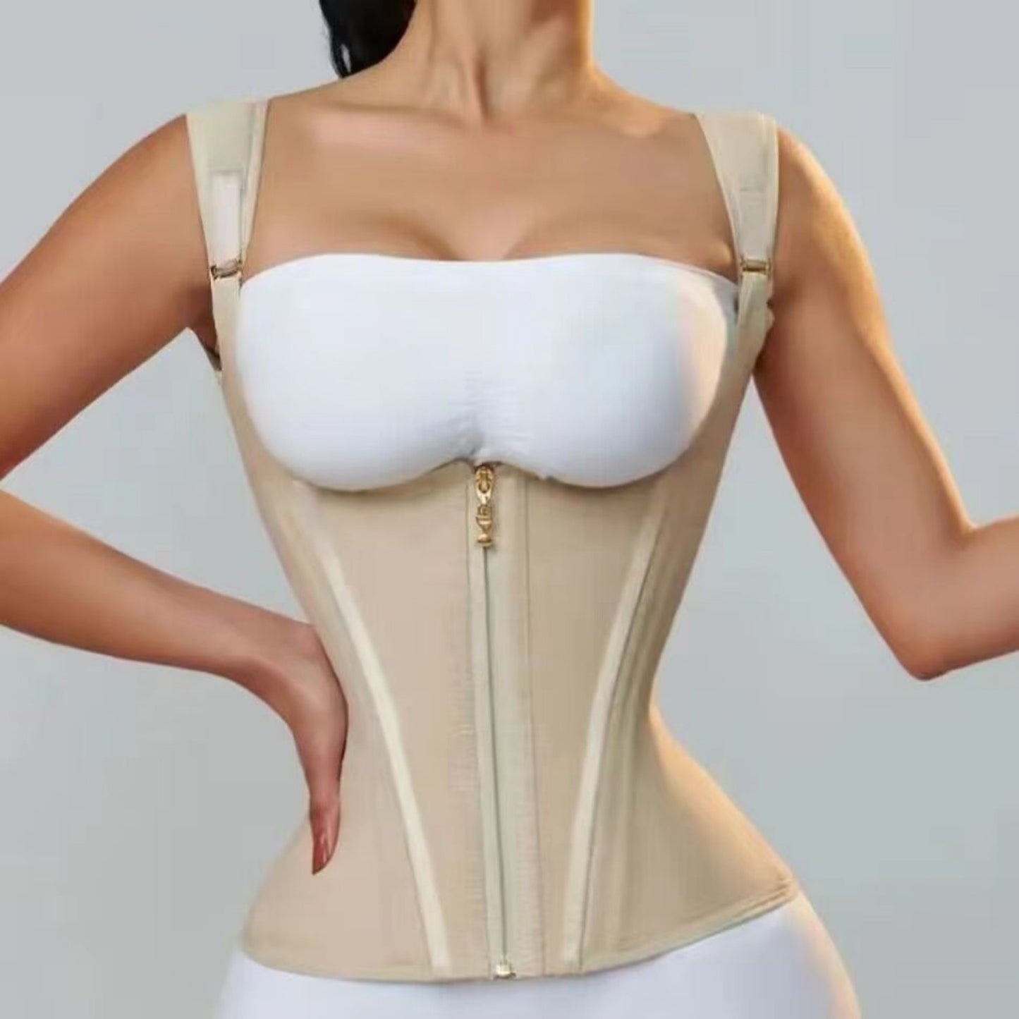 Faja Colombienne Sculptante à Bretelles – Taille Fine Instantanée