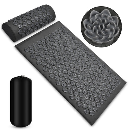 Tapis d’Acupression avec Coussin – Relaxation, Détente et Récupération Musculaire