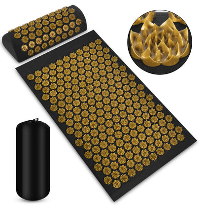 Tapis d’Acupression avec Coussin – Relaxation, Détente et Récupération Musculaire