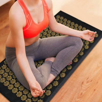 Tapis d’Acupression avec Coussin – Relaxation, Détente et Récupération Musculaire