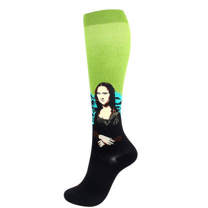 Chaussettes de Compression Artistiques – Confort & Style pour le Sport