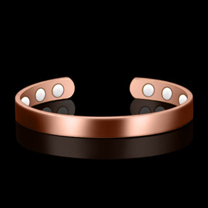 Bracelet Magnétique Femme Moon Fossil – Cuivre & Énergie Naturelle