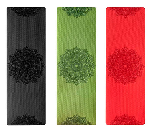 Tapis de Yoga Antidérapant Premium – Confort Élevé & Poignée Intégrée Offerte